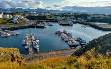 port of Stykkisholmur, Iceland