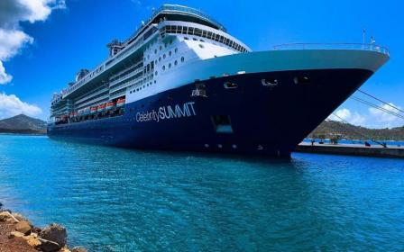 Celebrity Summit cruise ship sailing from home port
